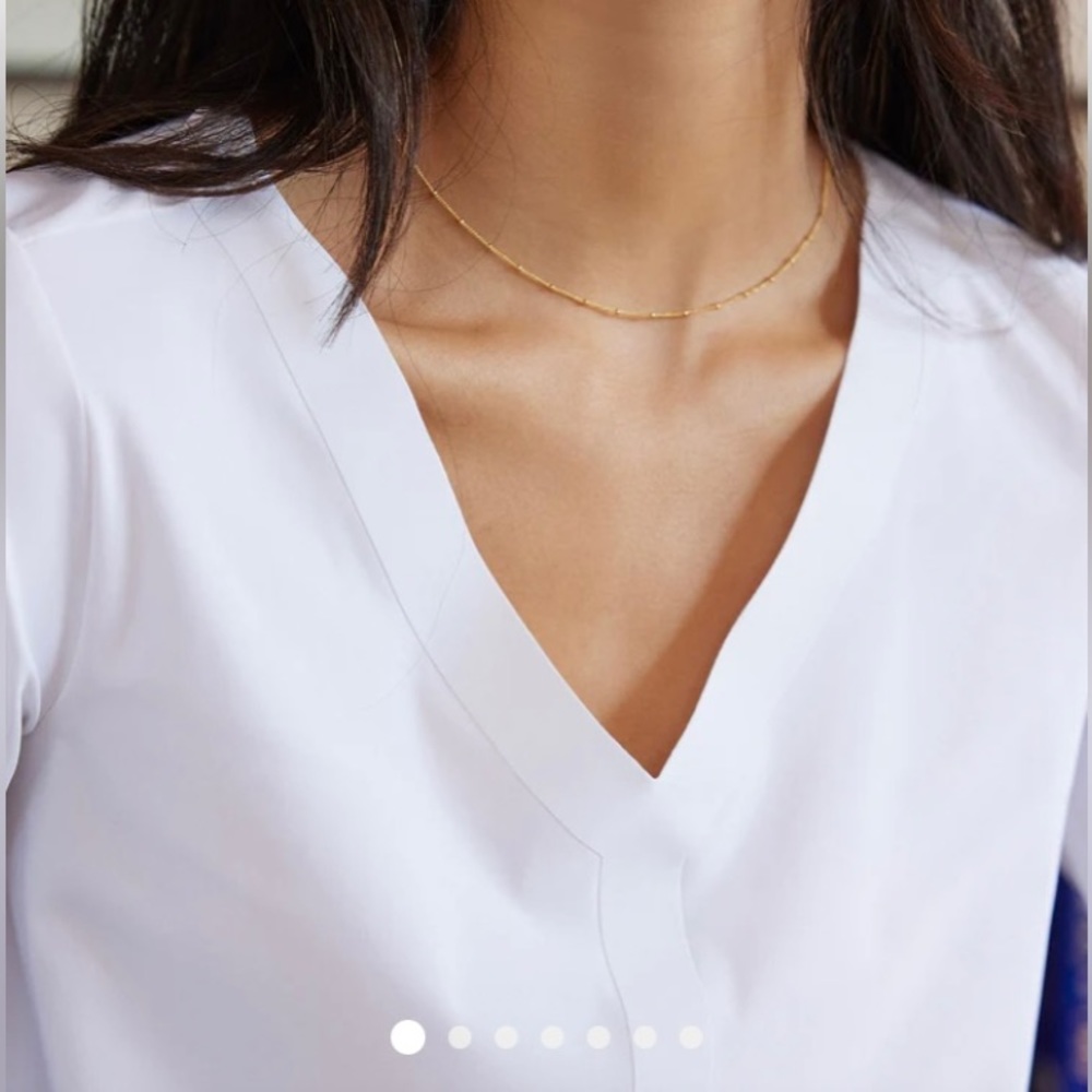 New without tags Aday something tailored white blouse